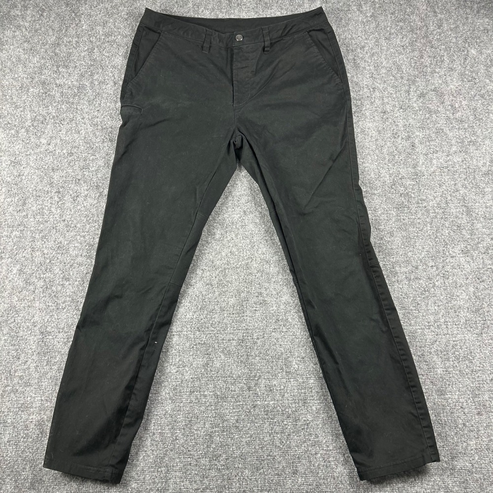 BYLT‎ Stretch Chino Pants Mens 36 Black Slim Fit Premium Basics Utility Pocket